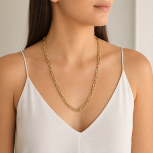Cadena dorada 14k