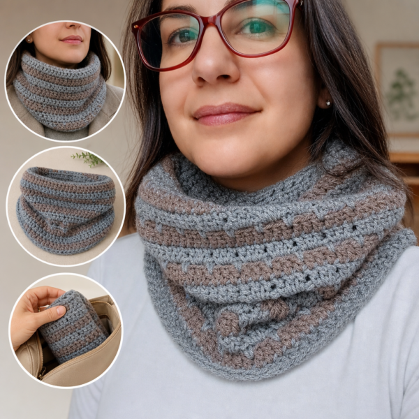 Cuello tejido a mano