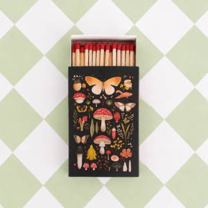 Cajas de fósforos Botánico negro
