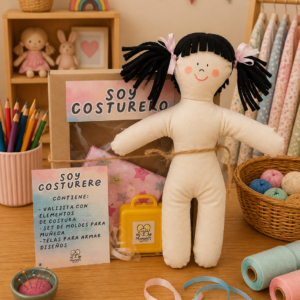 Soy costurera (Muñeca morocha)