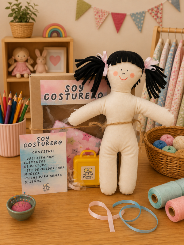 Soy costurera (Muñeca morocha)