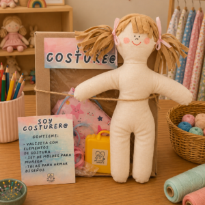 Soy costurera (Muñeca Castaña)
