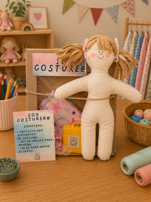 Soy costurera (Muñeca Castaña)