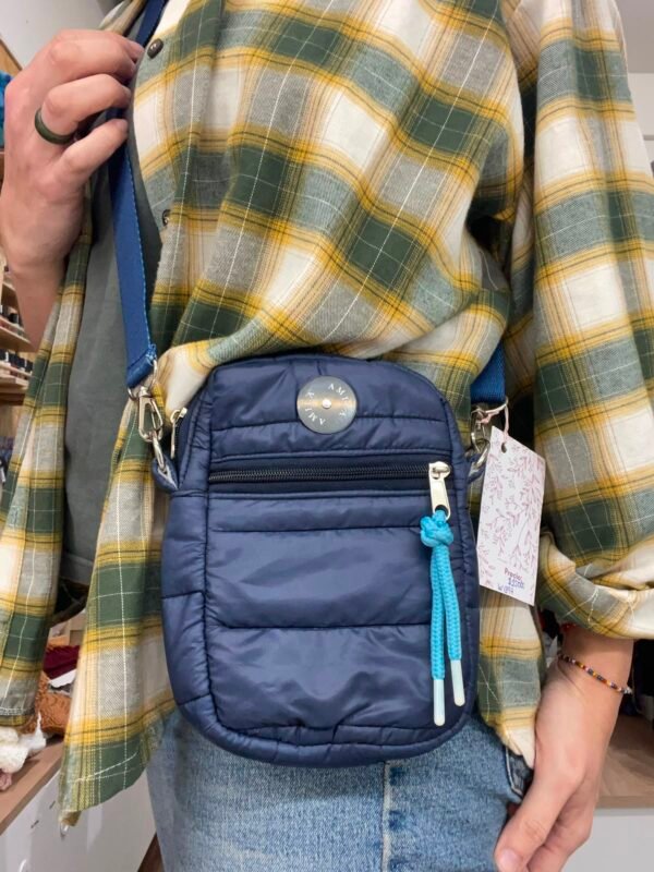 Porta celular Puffer azul