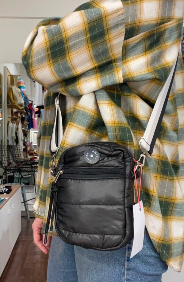 Porta celular Puffer negro
