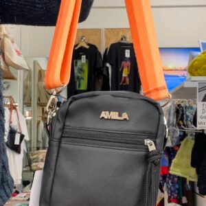 Porta celular ecocuero negro