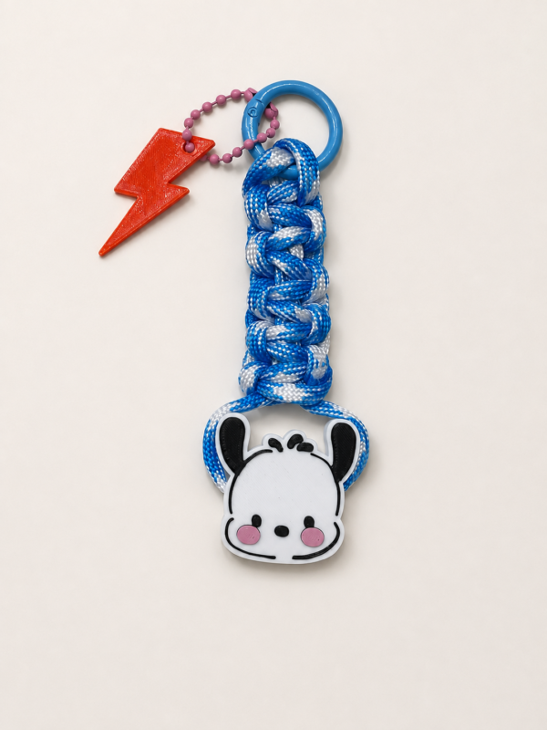 Charm tejido edición Sanrio Pochacco azul