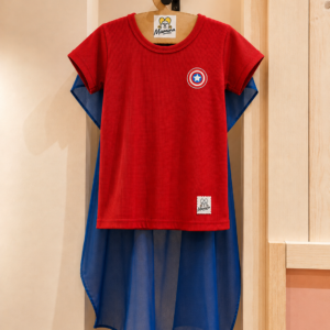 remera capitán america con capa roja talle 12 de algodón