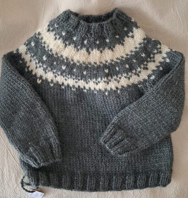 Pulover gris c /guarda talle 3