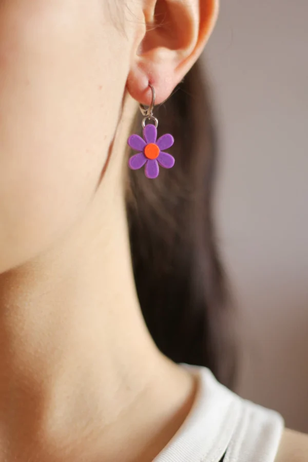 Aro mini Margarita violeta