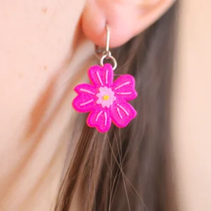 Aro mini flor Oxalis (fucsia F)