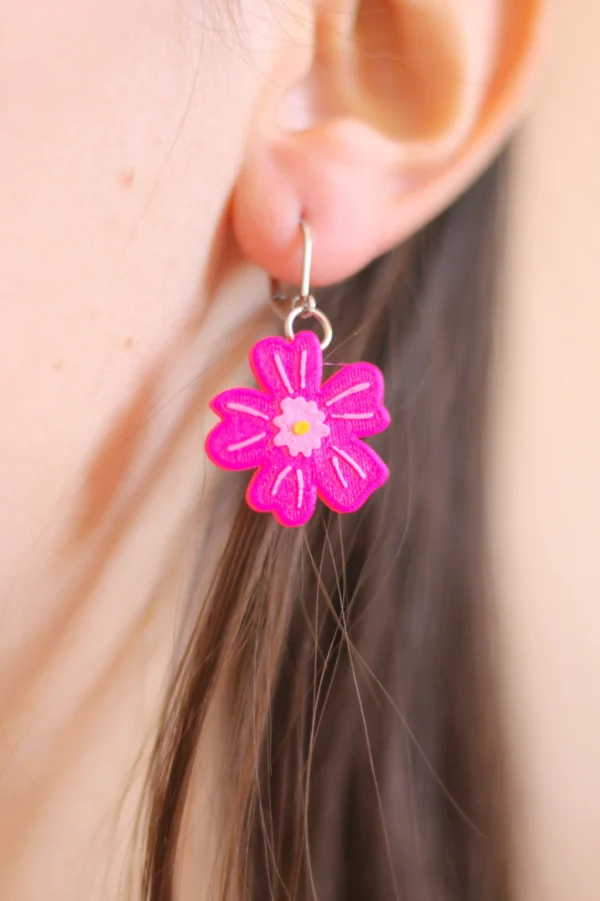Aro mini flor Oxalis (fucsia F)