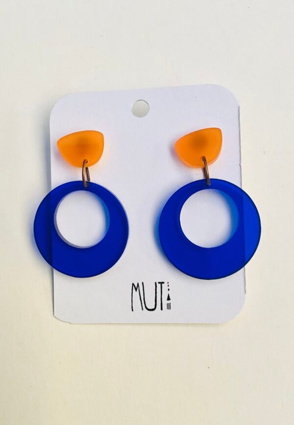Aros Movimiento. Azul con naranja