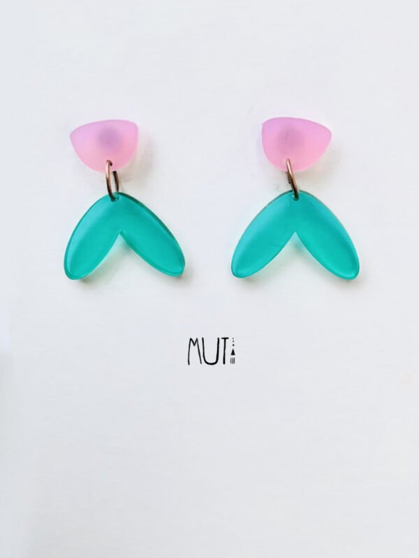 Aros Krila VerdeT con rosa