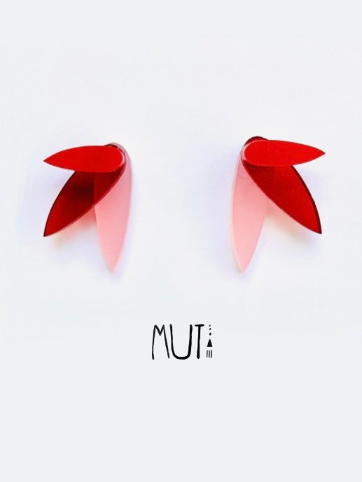 Aros Velum. Rojo/rojoT/rosa