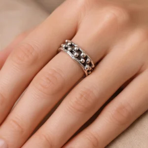 Anillo "Drops" - Plata 925 hecho totalmente a mano