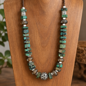 Collar Turquesa africana
