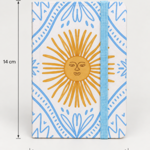 Libreta Sol de Mayo A6 con tapa blanda y hojas lisas