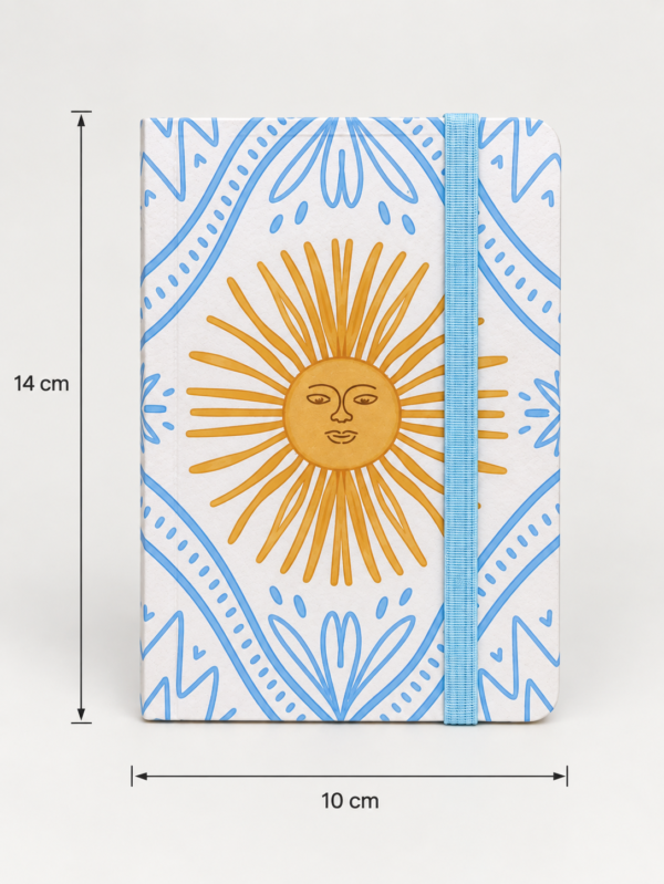Libreta Sol de Mayo Tapa Blanda A6