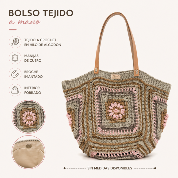 Bolso tejido a mano